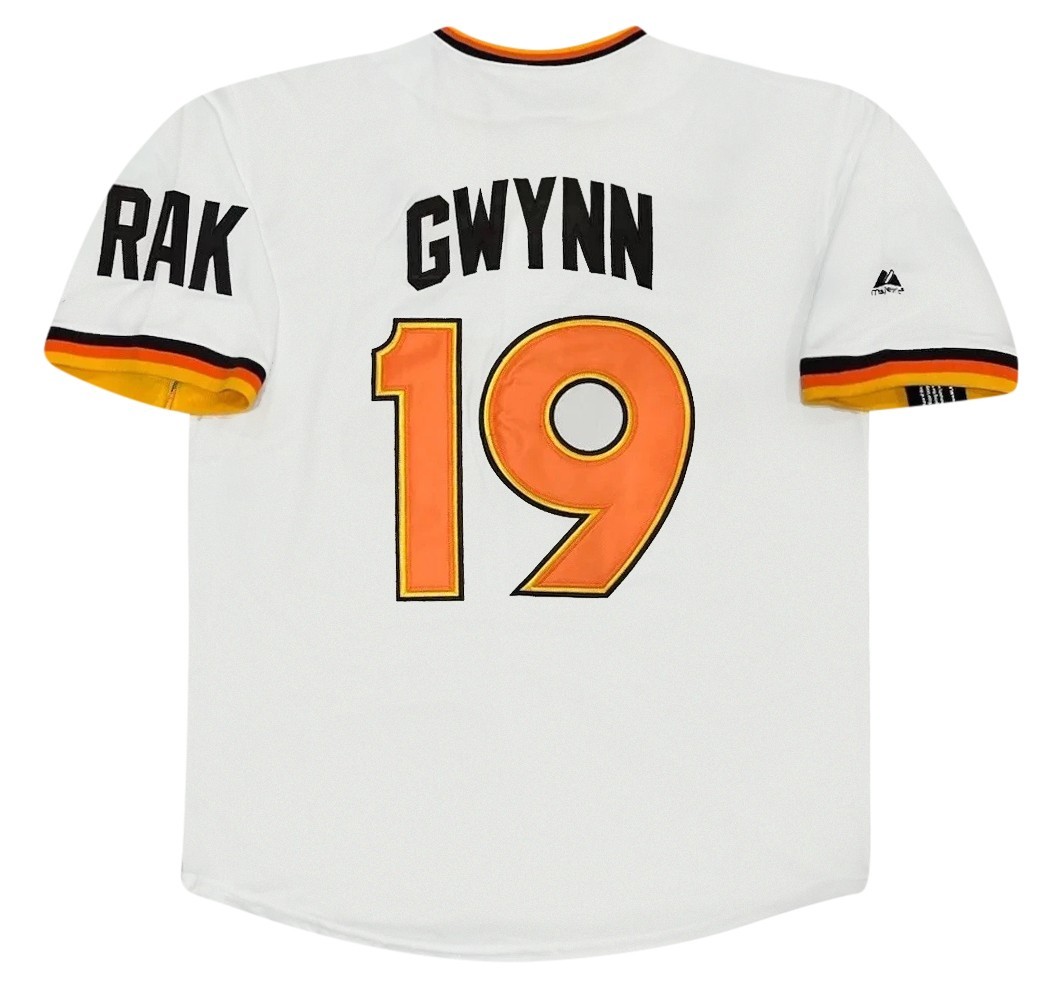 Tony Gwynn 1984 San Diego Padres Home Cooperstown Throwback Jersey Men’s Large Tony Gwynn 1984 San Diego Padres Home Cooperstown Throwback Jersey Men’s Large