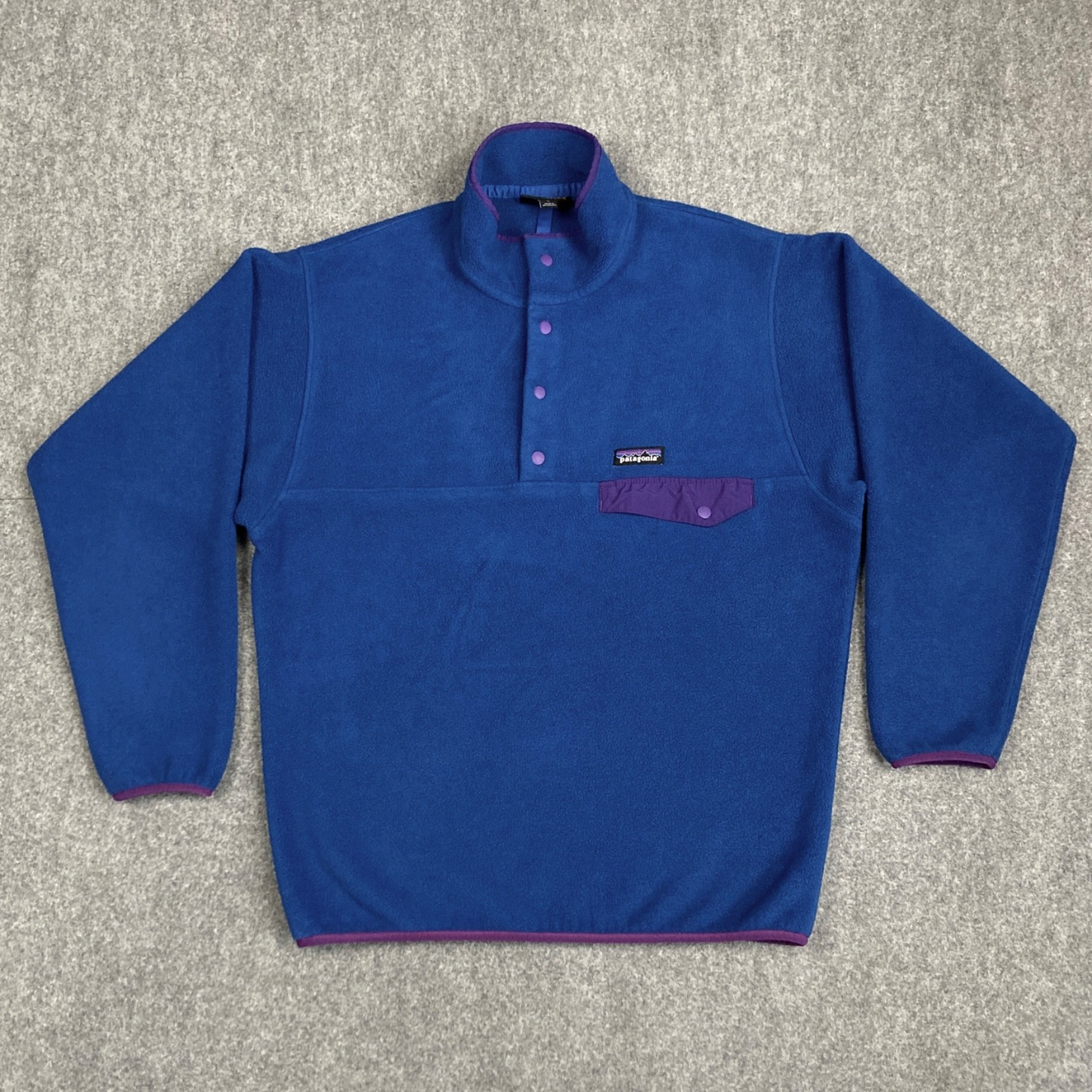 Patagonia Jacket Mens Medium Synchilla Snap T Pullover Sweater 25450