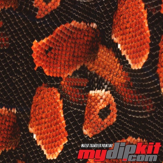 Hydrographic Film Hydrographic  Hydro Dip Red Boa AP-109