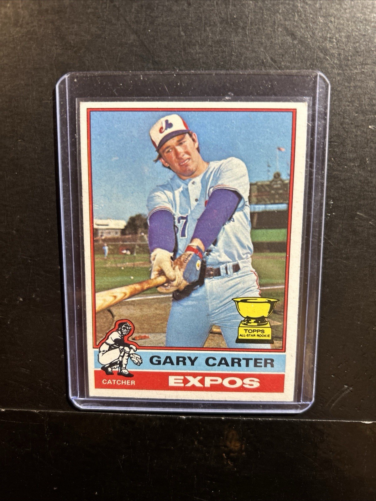 Topps 1976 Gary Carter All-Star Rookie #441 Montreal Expos Baseball Card Topps 1976 Gary Carter All-Star Rookie #441 Montreal Expos Baseball Card