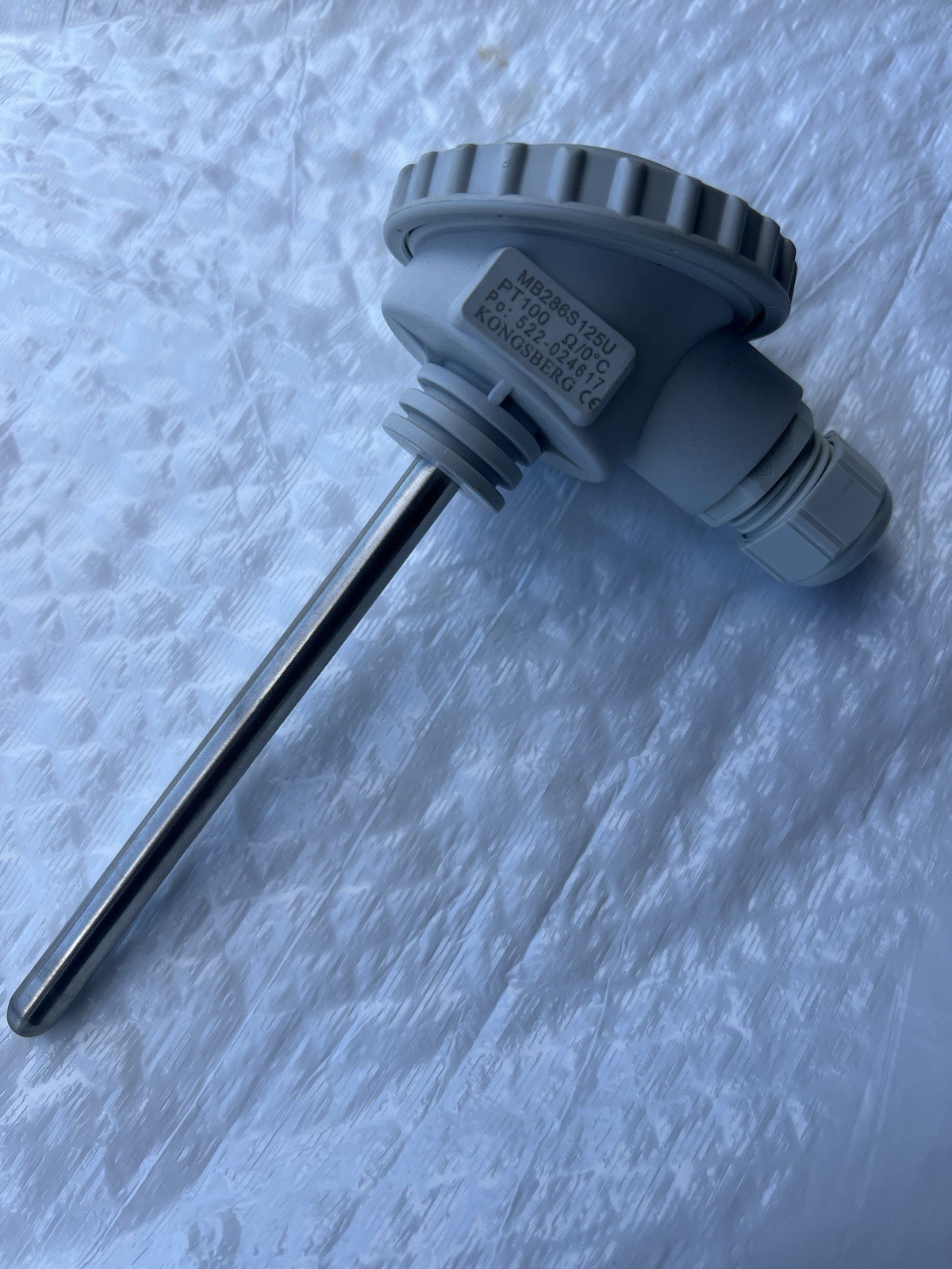 KONGSBERG MB286S250U TEMPERATURE SENSOR PT100 Ω/0°C 