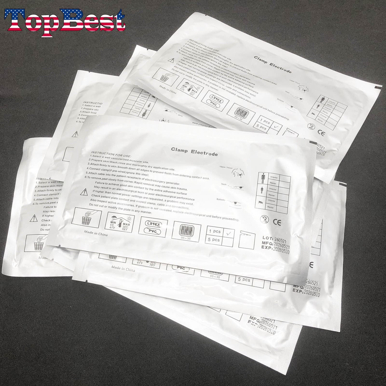 Fits 50Pcs/Lot Disposable ESU Grounding Pad Adult Monopole Electrosurgical Fits 50Pcs/Lot Disposable ESU Grounding Pad Adult Monopole Electrosurgical