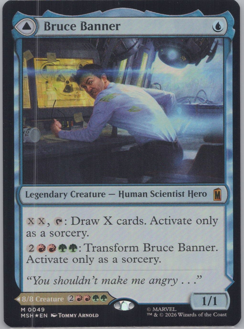 MTG Bruce Banner Marvel Super Heroes Foil