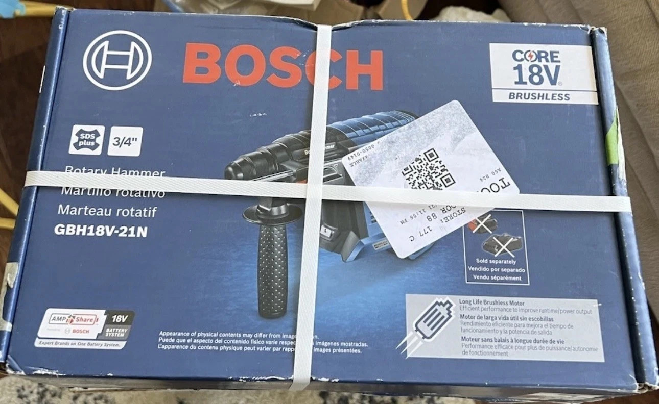 Bosch GBH18V-21N 18V SDS-plus Bulldog 3/4 in Rotary Hammer - Tool Only