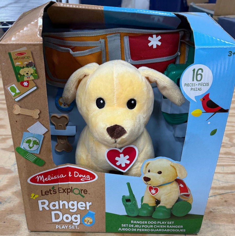 Melissa & Doug Let’s Explore Ranger Dog Plush with Search and Rescue Gear Search Melissa & Doug Let’s Explore Ranger Dog Plush with Search and Rescue Gear Search