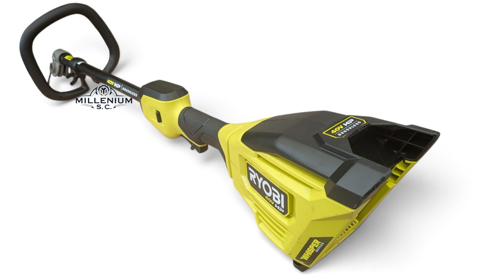 RYOBI 40V HP Brushless Whisper 17 in String Trimmer Power Head ONLY - USED