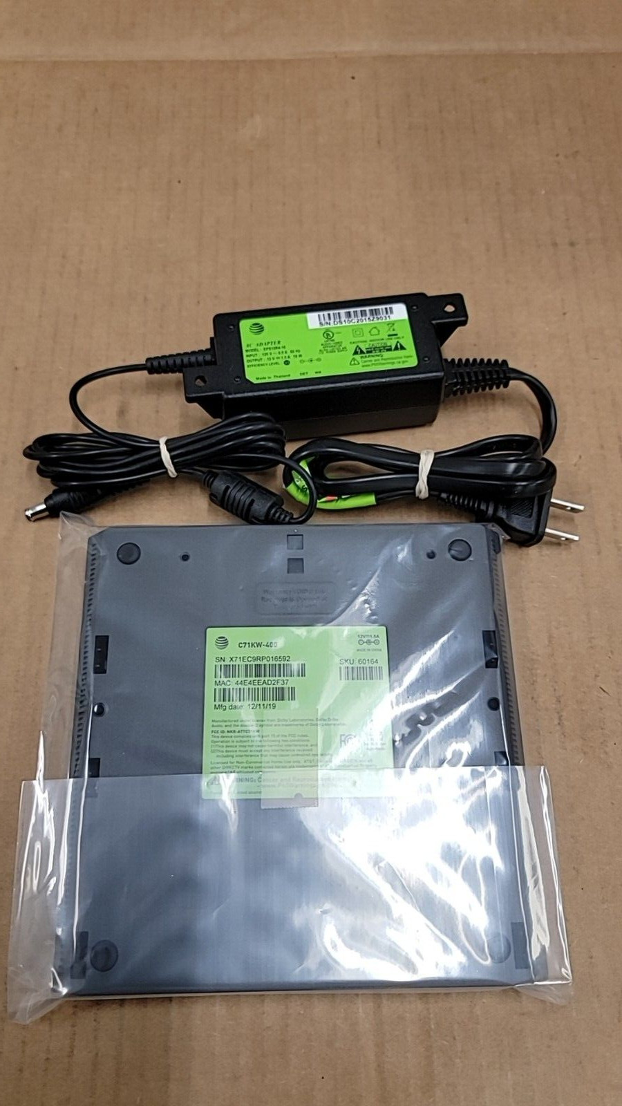 AT&T DirecTV  Streaming Player Android Box - C71KW-400 (Box + ac adapter only)