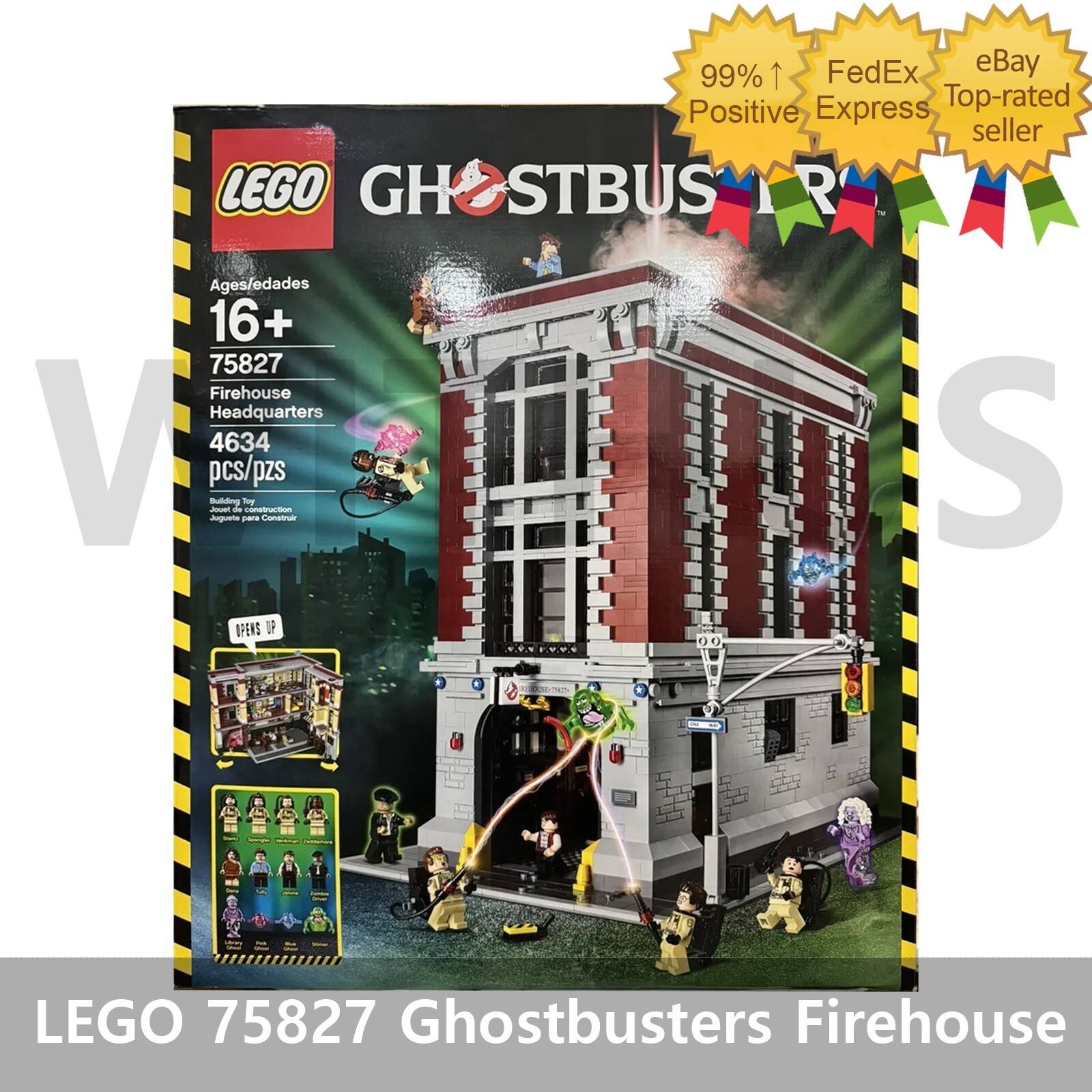 LEGO 75827 Ghostbusters Firehouse Headquarters 4634 Pieces Brand New Sealed *