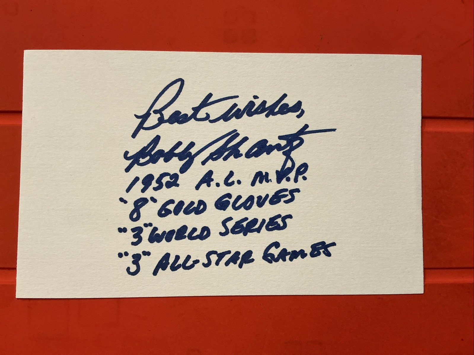 Bobby Shantz🔥MLB Debut: 1949 Philadelphia Athletics🔥Autograph 🧢