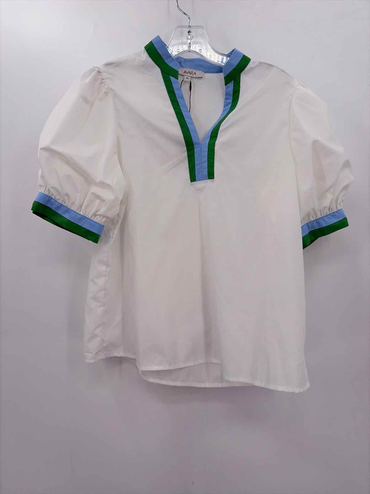 Pre-Owned Avara White Size XS Blouse Pre-Owned Avara White Size XS Blouse