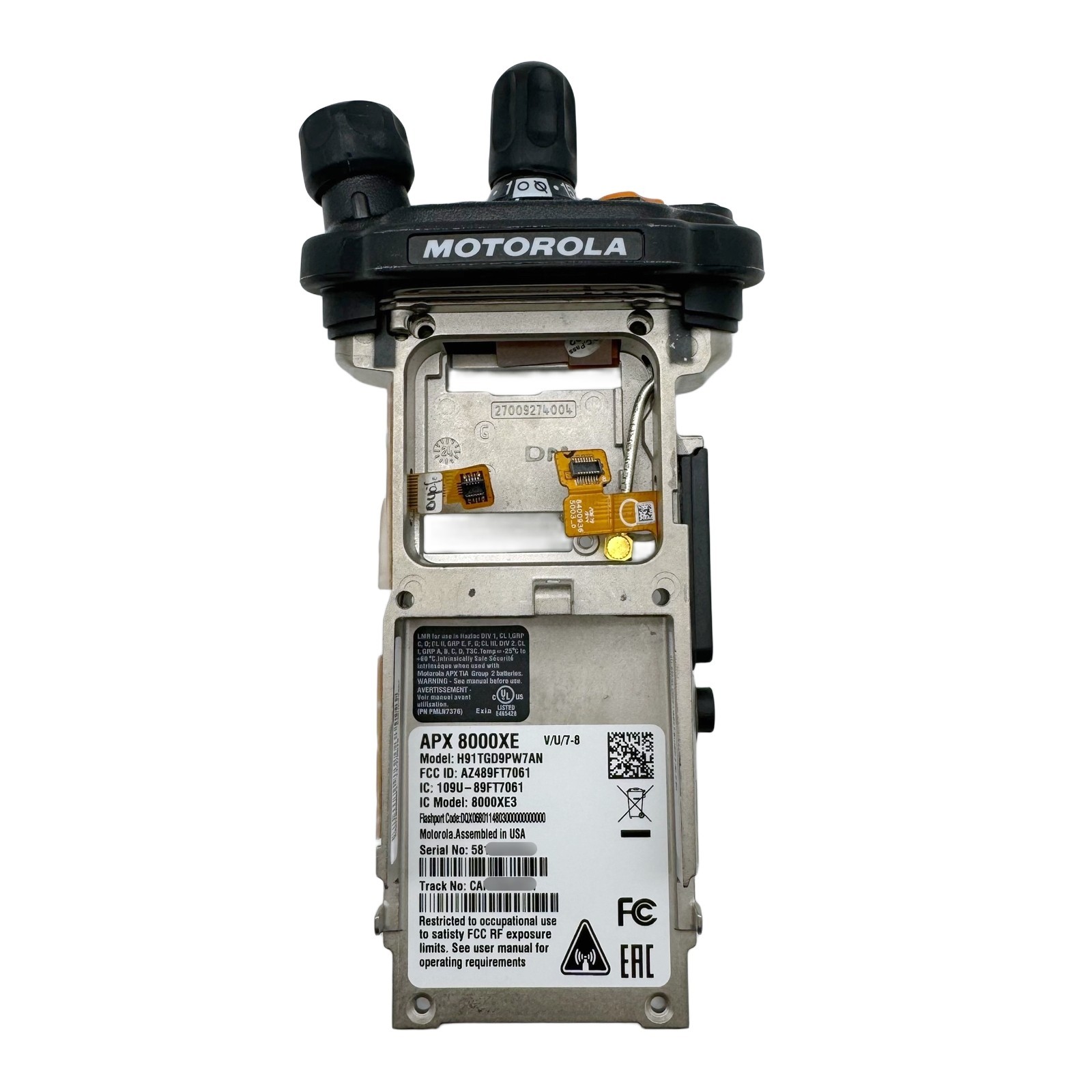 NEW OEM Motorola APX8000XE Control Top Module Head Stand Normal Working BLK