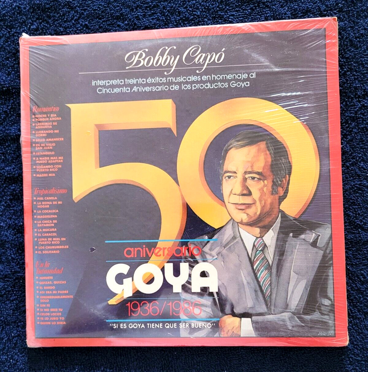 Bobby Capó 3LP Box Set/50 Aniversario Goya 1936/1986 Brand New(Sealed).30 Songs