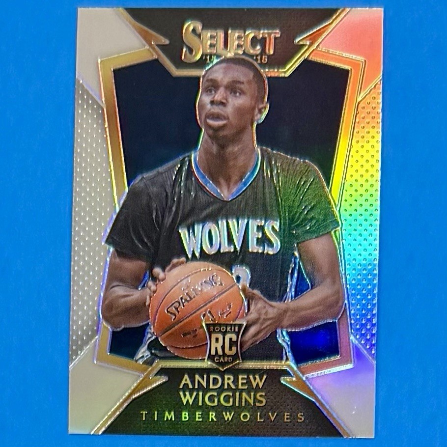 2014-15 Panini Select Andrew Wiggins Concourse Silver Prizm Rookie #100