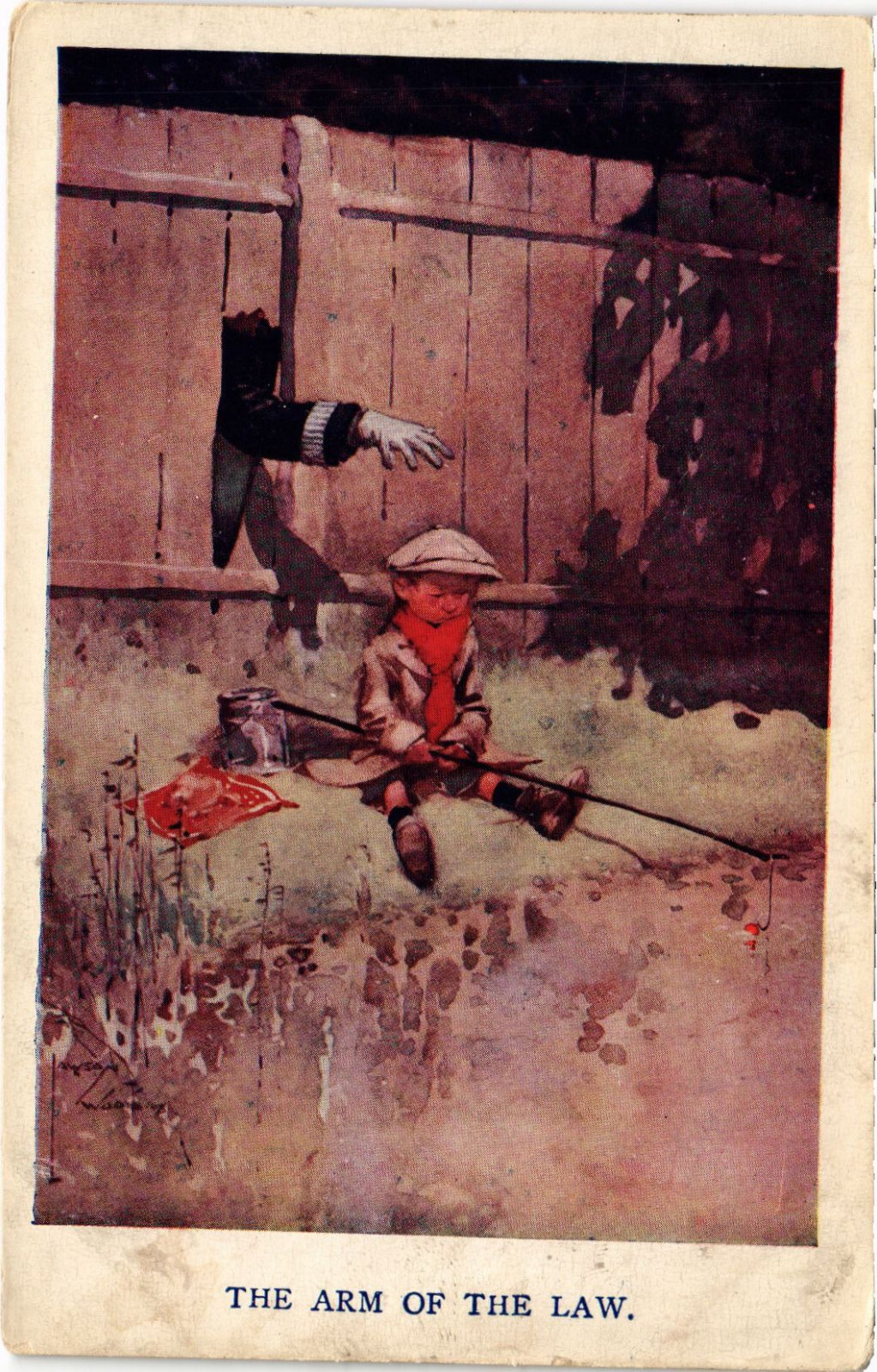PC ARTIST SIGNED, LAWSON WOOD, THE ARM OF THE LAW, Vintage Postcard (b46536) PC ARTIST SIGNED, LAWSON WOOD, THE ARM OF THE LAW, Vintage Postcard (b46536)
