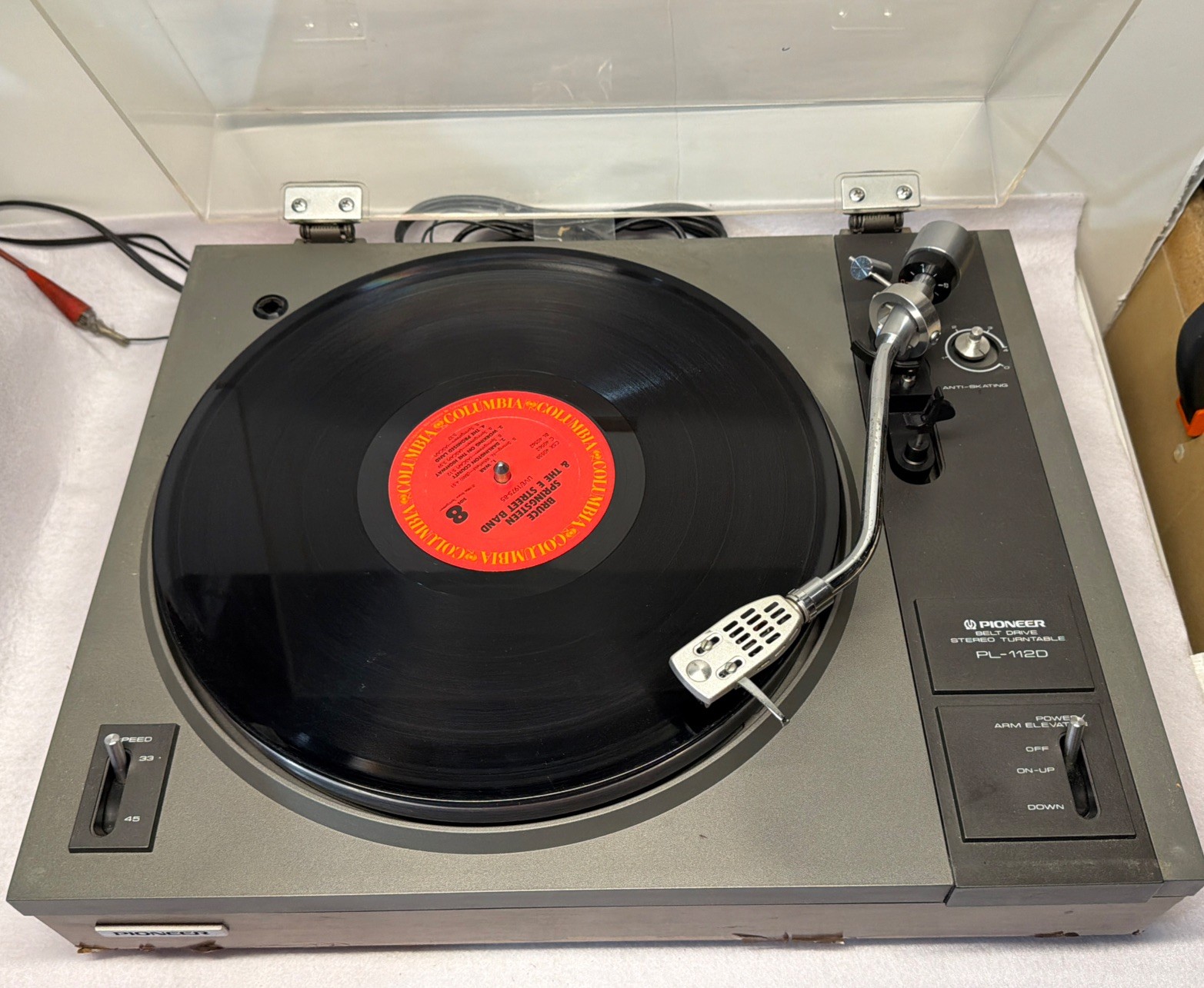 Pioneer PL-112D Turntable Vintage, Made in Japan -