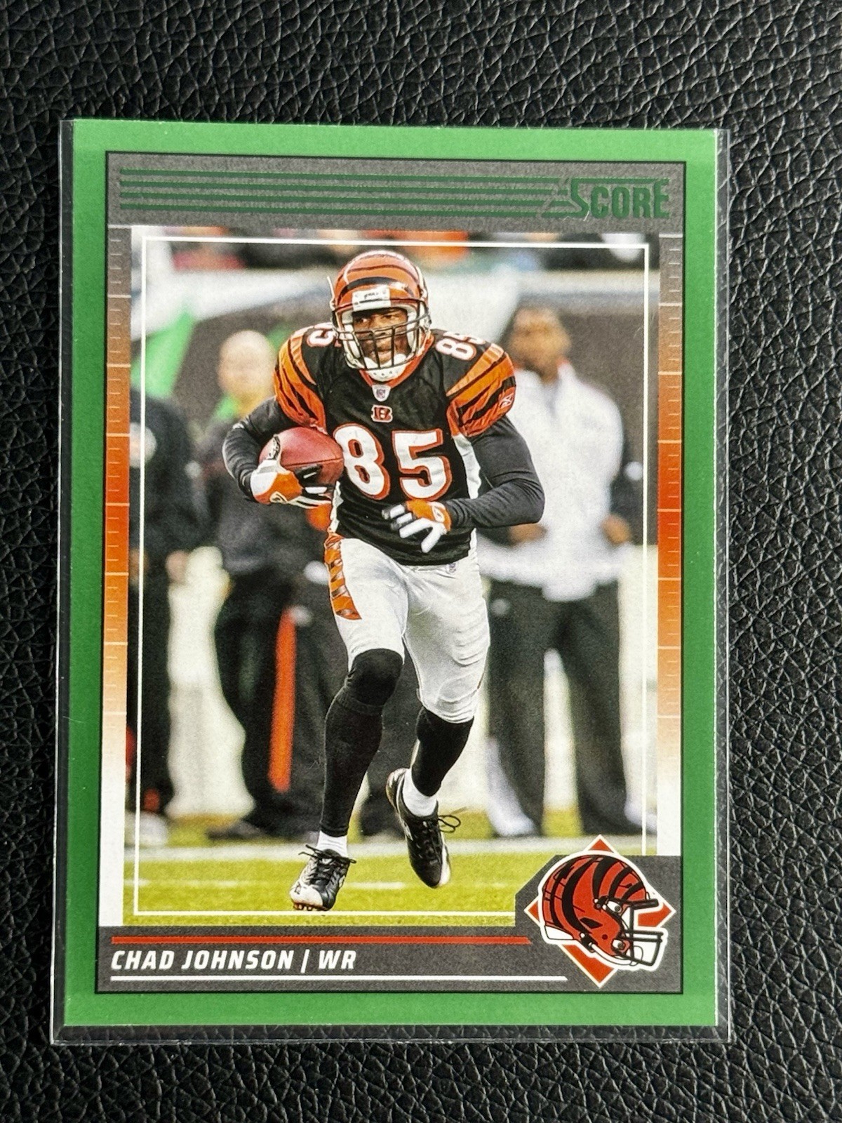 ⚡️SHARP RETRO⚡️2024 Score Green Chad Johnson #63 Cincinnati Bengals OCHO CINCO ⚡️SHARP RETRO⚡️2024 Score Green Chad Johnson #63 Cincinnati Bengals OCHO CINCO