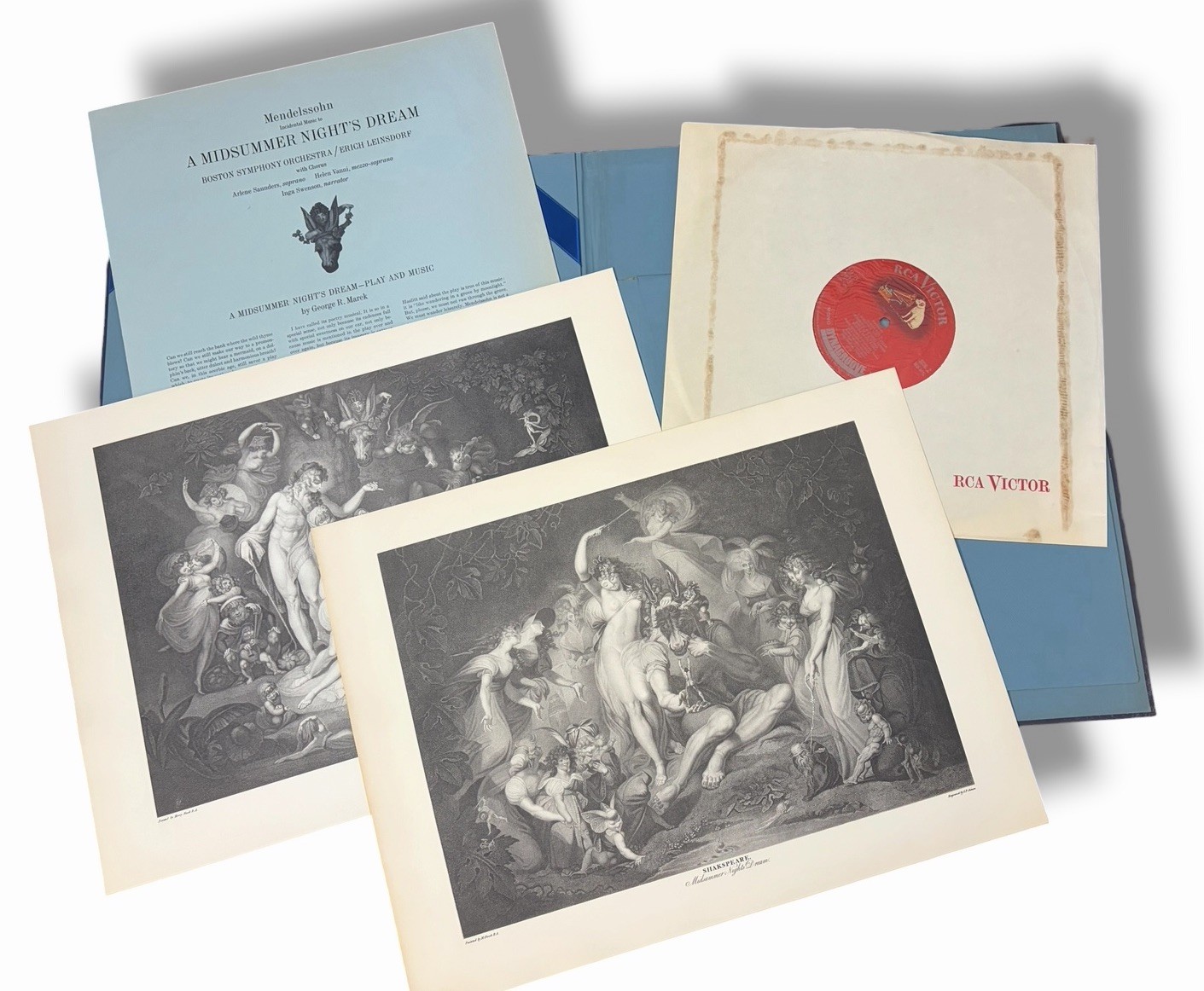 Mendelssohn Midsummer Night’s Dream RCA Limited M543 Boydell Engravings LP