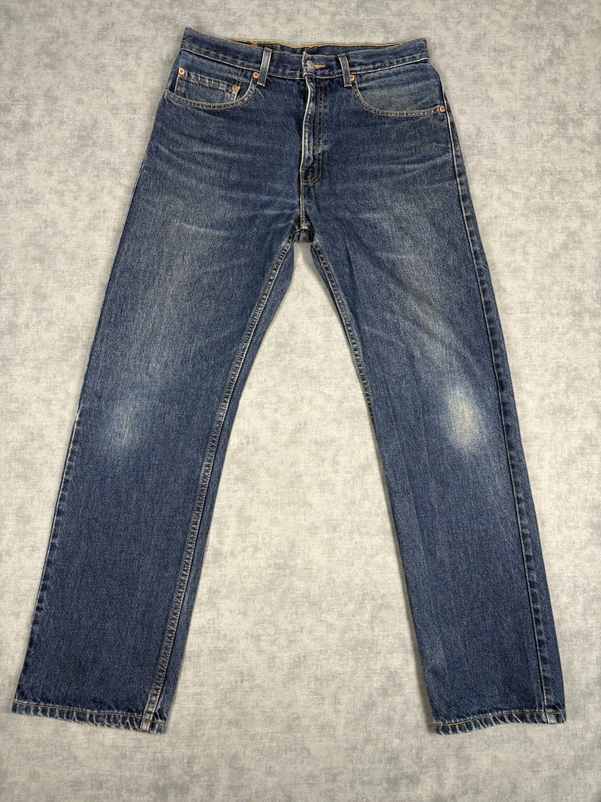 Vintage 2002 Levis 505 Jeans Mens 32x30 Regular Fit Straight Leg Y2K Denim