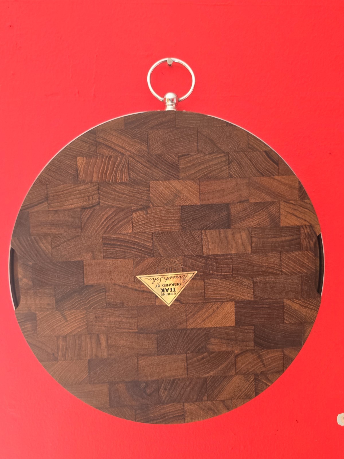 MCM Ernest Sohn Teak Wood Cutting Board Mid-Century Danish Excellent-Mint, Rare MCM Ernest Sohn Teak Wood Cutting Board Mid-Century Danish Excellent-Mint, Rare