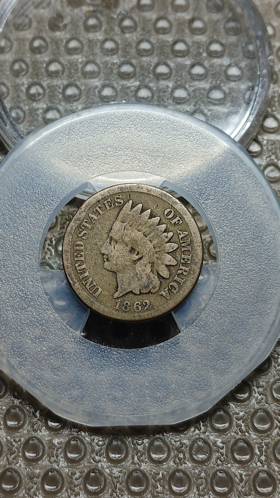 1862 Indian Head Cent Penny G Good                                          D805