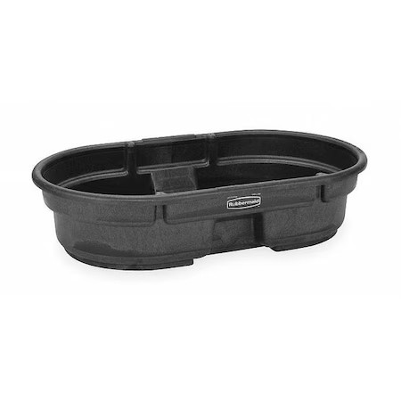 Rubbermaid Commercial Fg424300bla Stock Tank, L 52, W 31, 50 Gal., Black Rubbermaid Commercial Fg424300bla Stock Tank, L 52, W 31, 50 Gal., Black