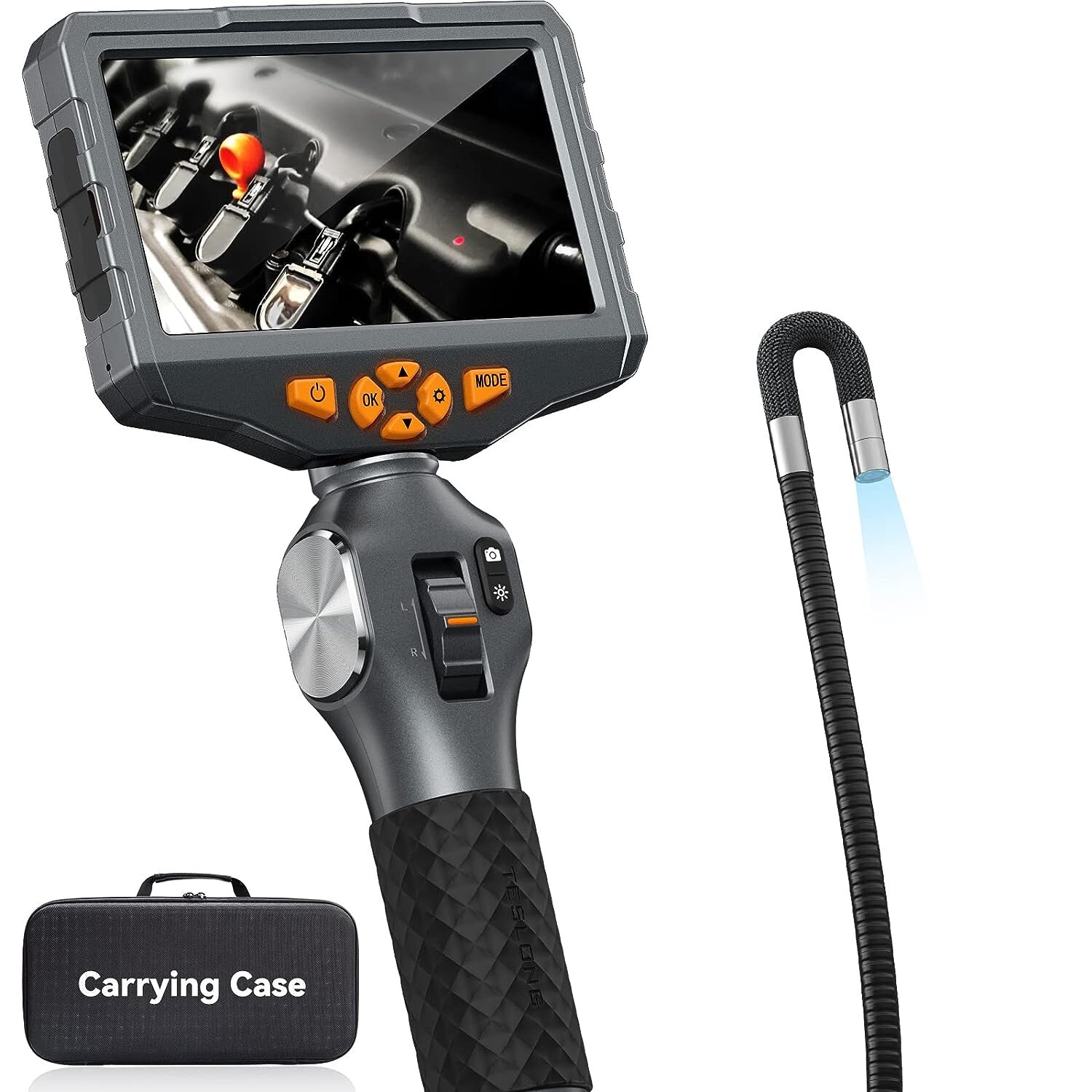 Teslong Automotive Inspection Camera 6.5MM Borescope Articulating Endoscope