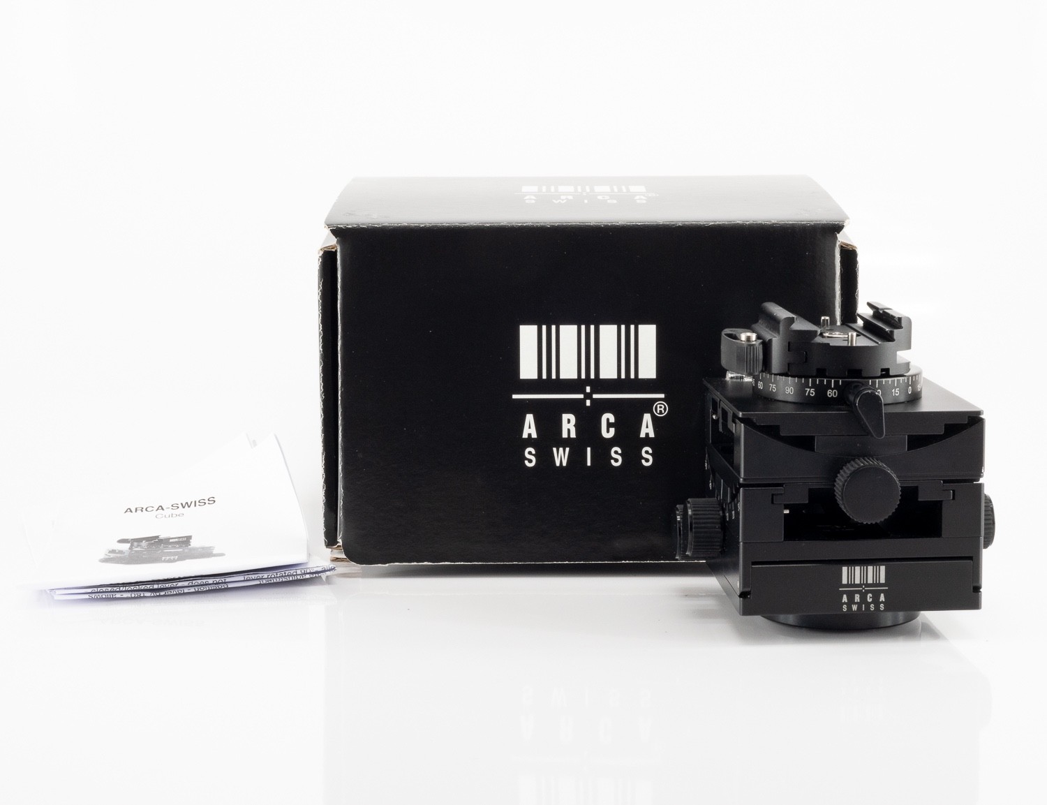Arca Swiss C1 Cube Geared Tripod Head - flipLock - Boxed - 1 Year Old