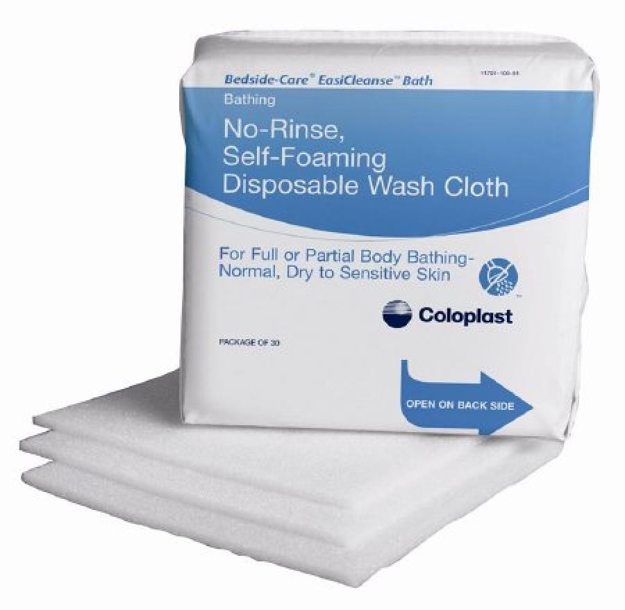 Coloplast Bedside-Care EasiCleanse Wash Cloths pH Balanced Alcohol-free 900