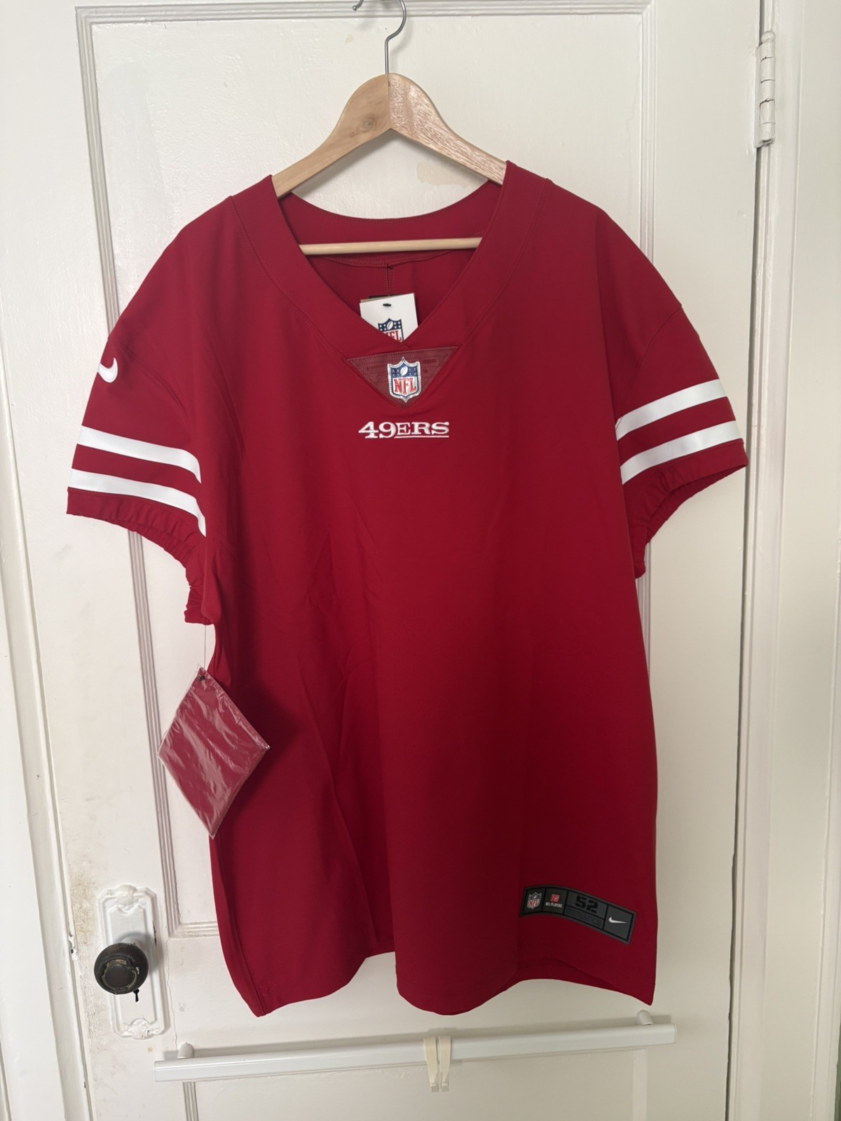 Nike San Francisco 49ers Elite Home Jersey Size 52 Red/Wht Nike San Francisco 49ers Elite Home Jersey Size 52 Red/Wht