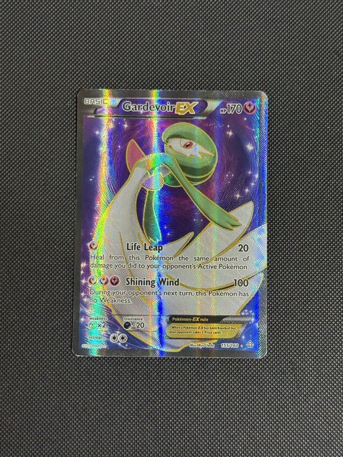 Pokemon TCG Gardevoir EX Full Art 155/160 XY Primal Clash Holo Textured HP