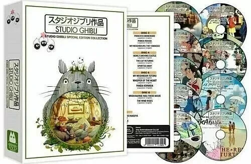 Studio Ghibli Special Edition Collection (DVD, 9-Disc) 25-Movies Brand New Studio Ghibli Special Edition Collection (DVD, 9-Disc) 25-Movies Brand New