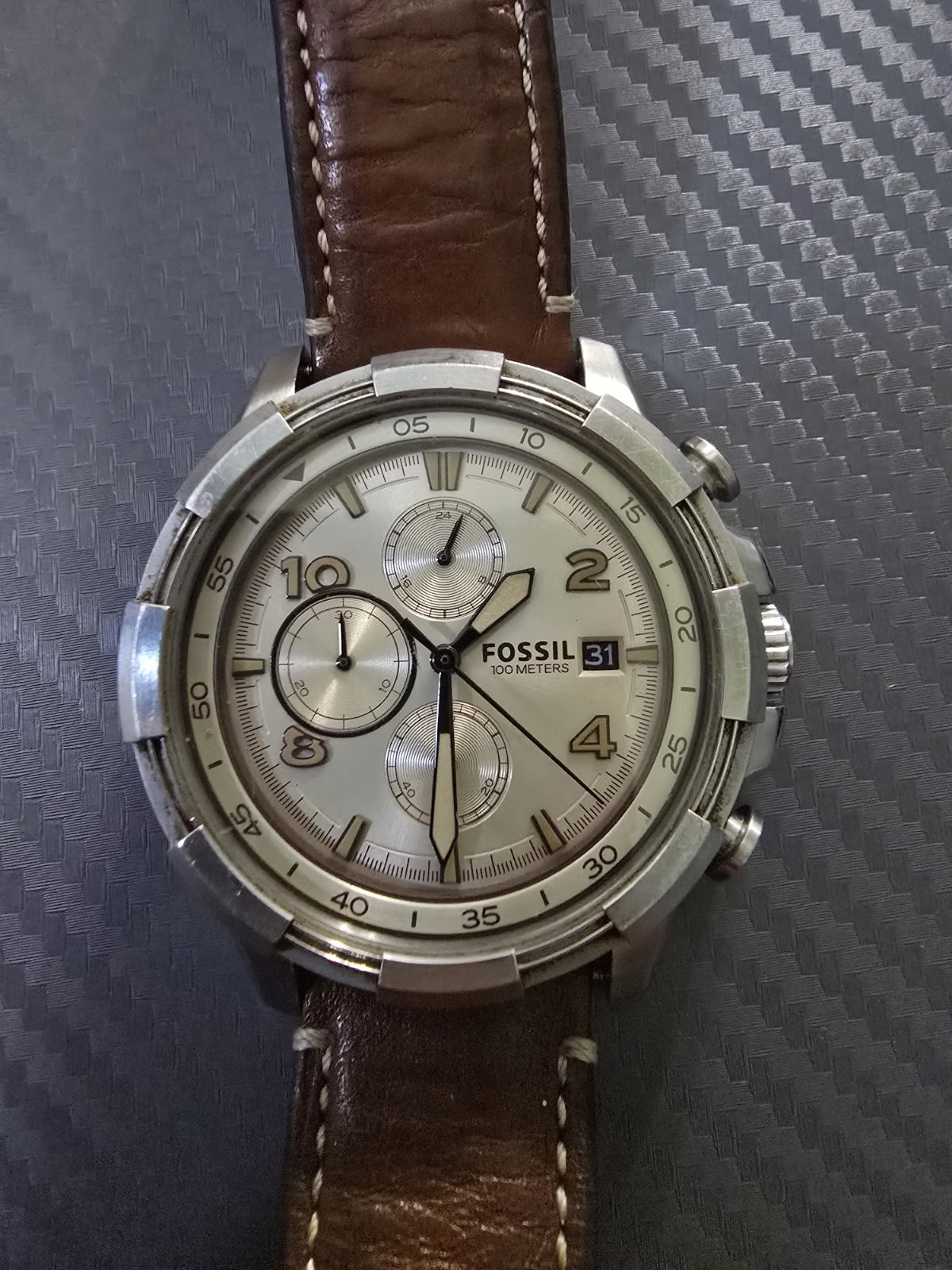 Fossil Dean Chronograph FS5130 - NEW Battery