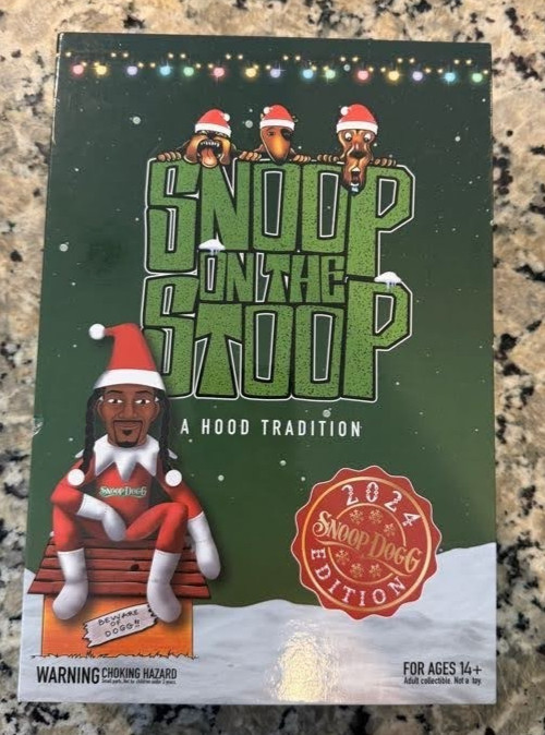 Snoop Dogg Snoop on The Stoop 12” Christmas Red Plush Figurine Doll New in Box