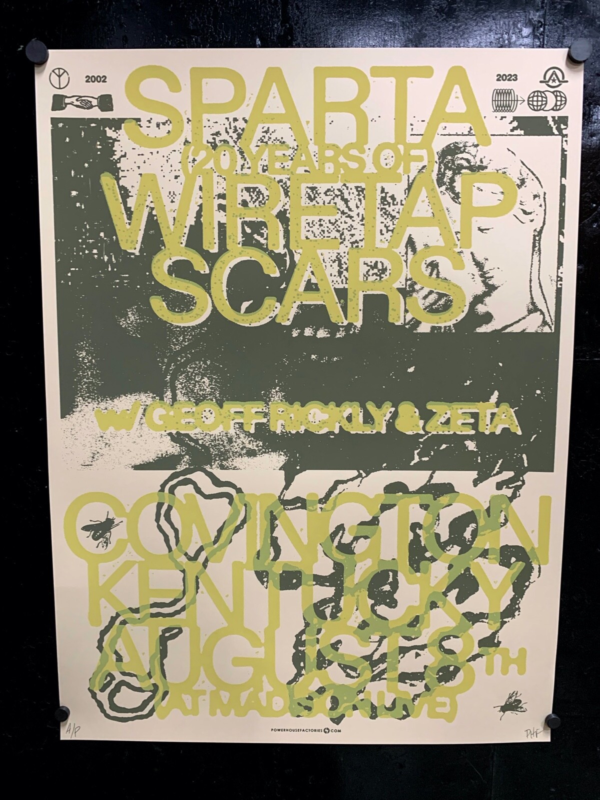 Sparta August 2023 Limited Edition Gig Poster