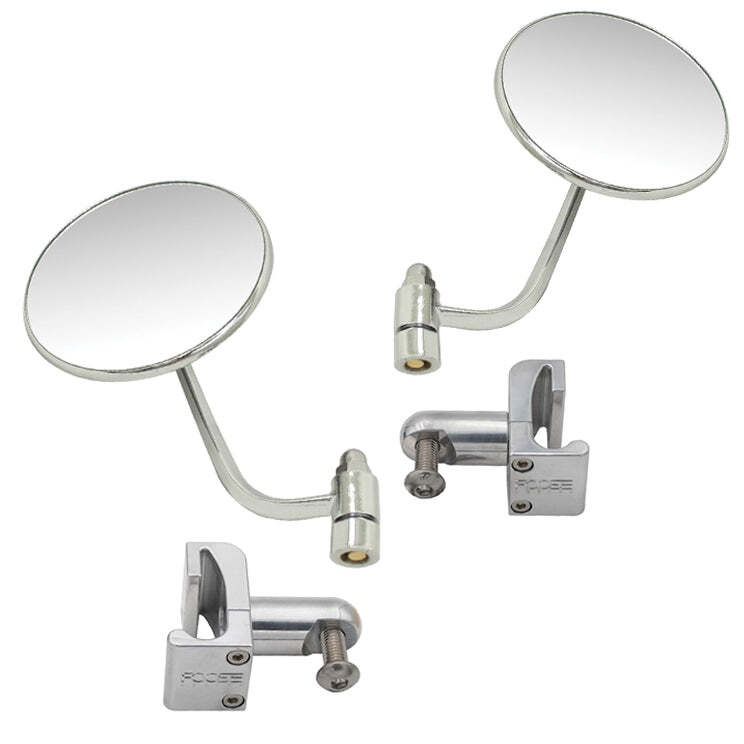 FOOSE Dune Buggy Side Mirrors W/Mounts, Early To 1967. Left & Right FOOSE Dune Buggy Side Mirrors W/Mounts, Early To 1967. Left & Right