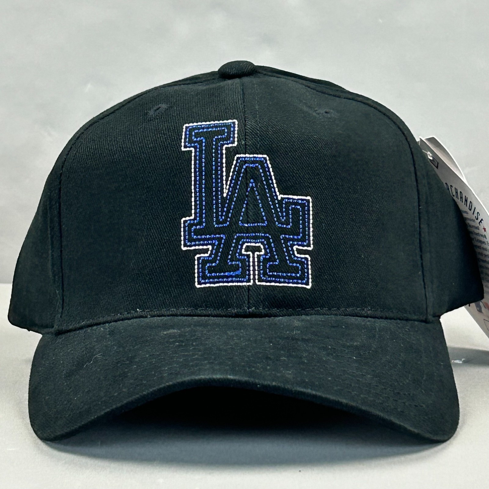VINTAGE Los Angeles Dodgers Hat Cap Strap Back LA Logo American Needle 90s Y2K