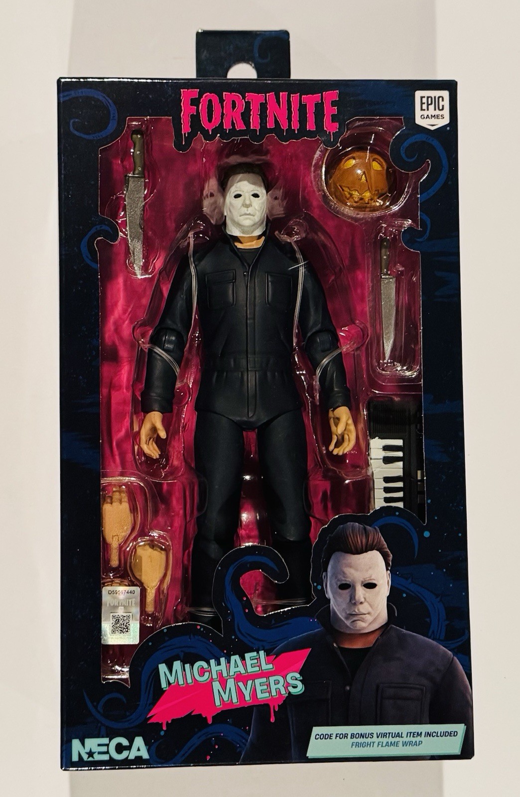 2026 NECA FORTNITE MICHAEL MYERS 7” ACTION FIGURE Fortnitemares Halloween New