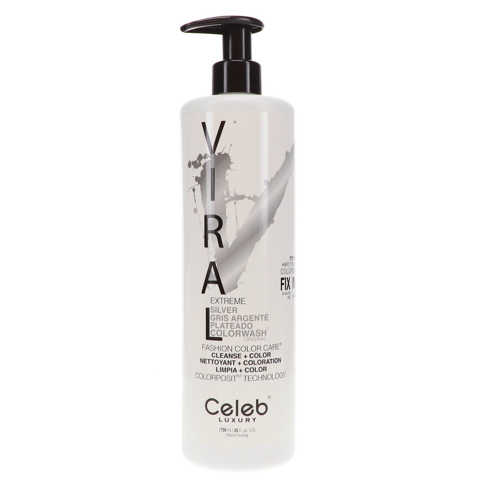 Celeb Luxury Viral Extreme Silver Backbar Colorwash 25 oz