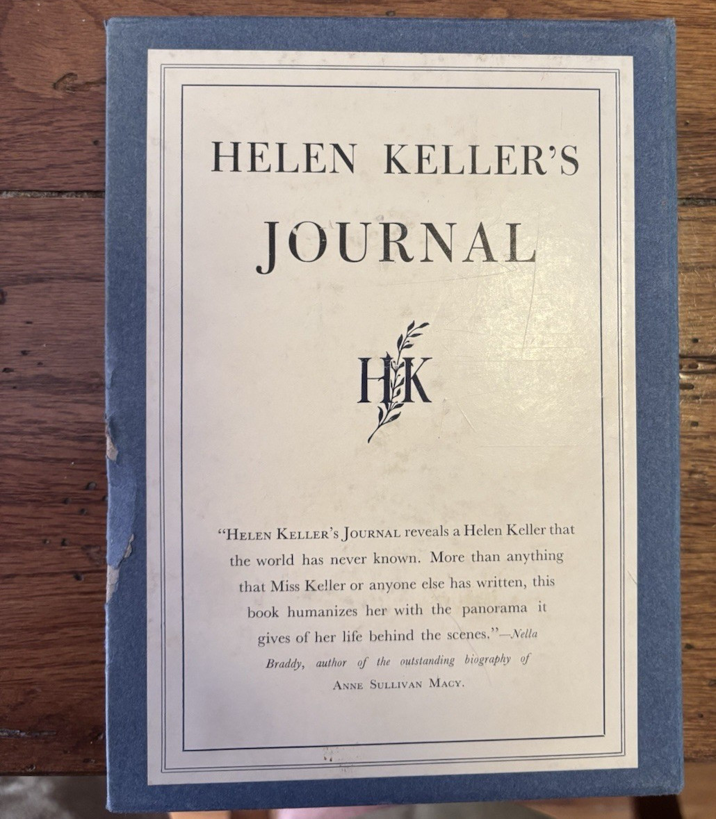 SCARCE SIGNED  Helen Keller s Journal 1936-1937 by Helen Keller.  VG+/VG+ 1st.