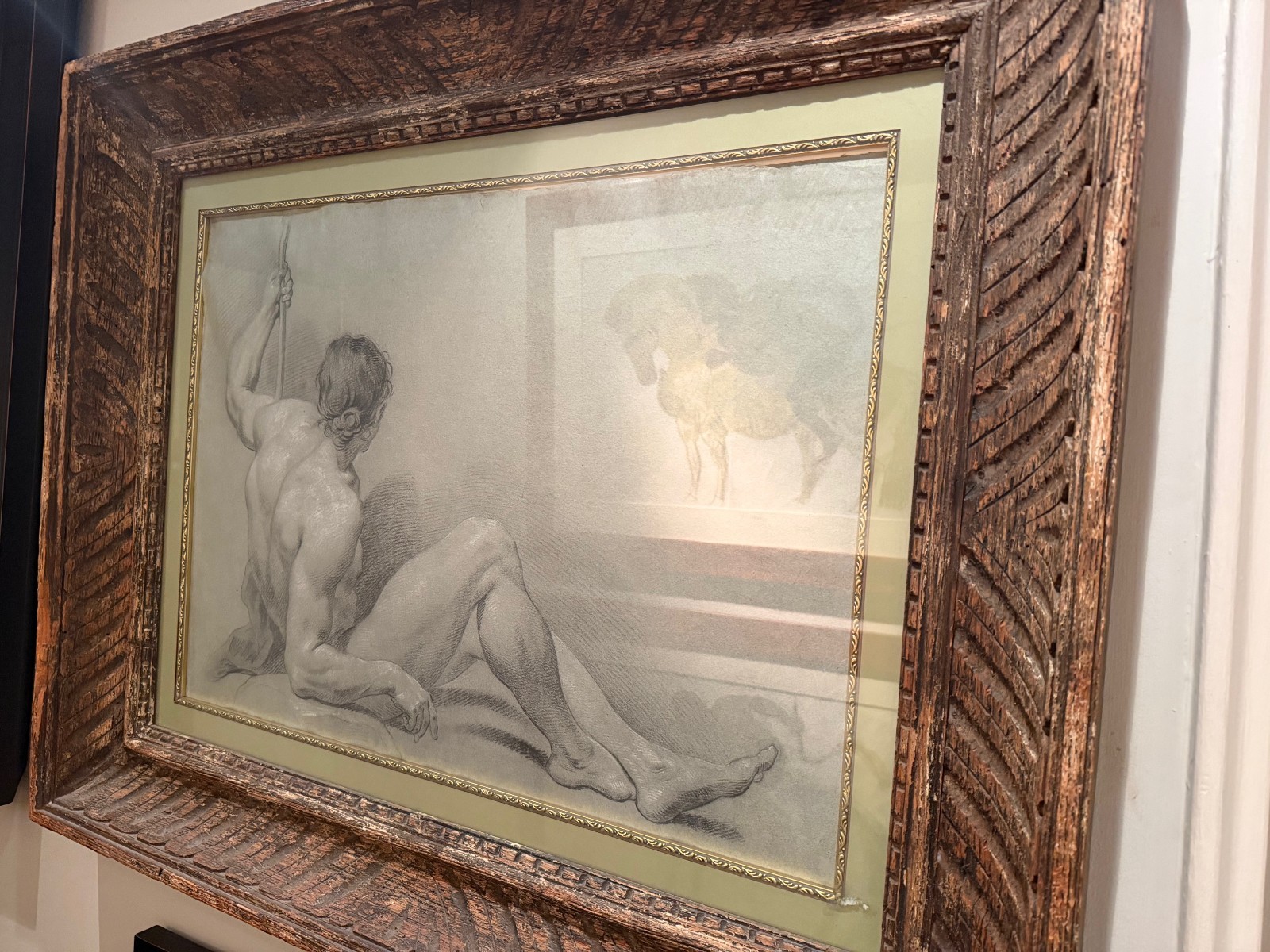 Male Academy drawings French school drawings 18th/19th century drawings 