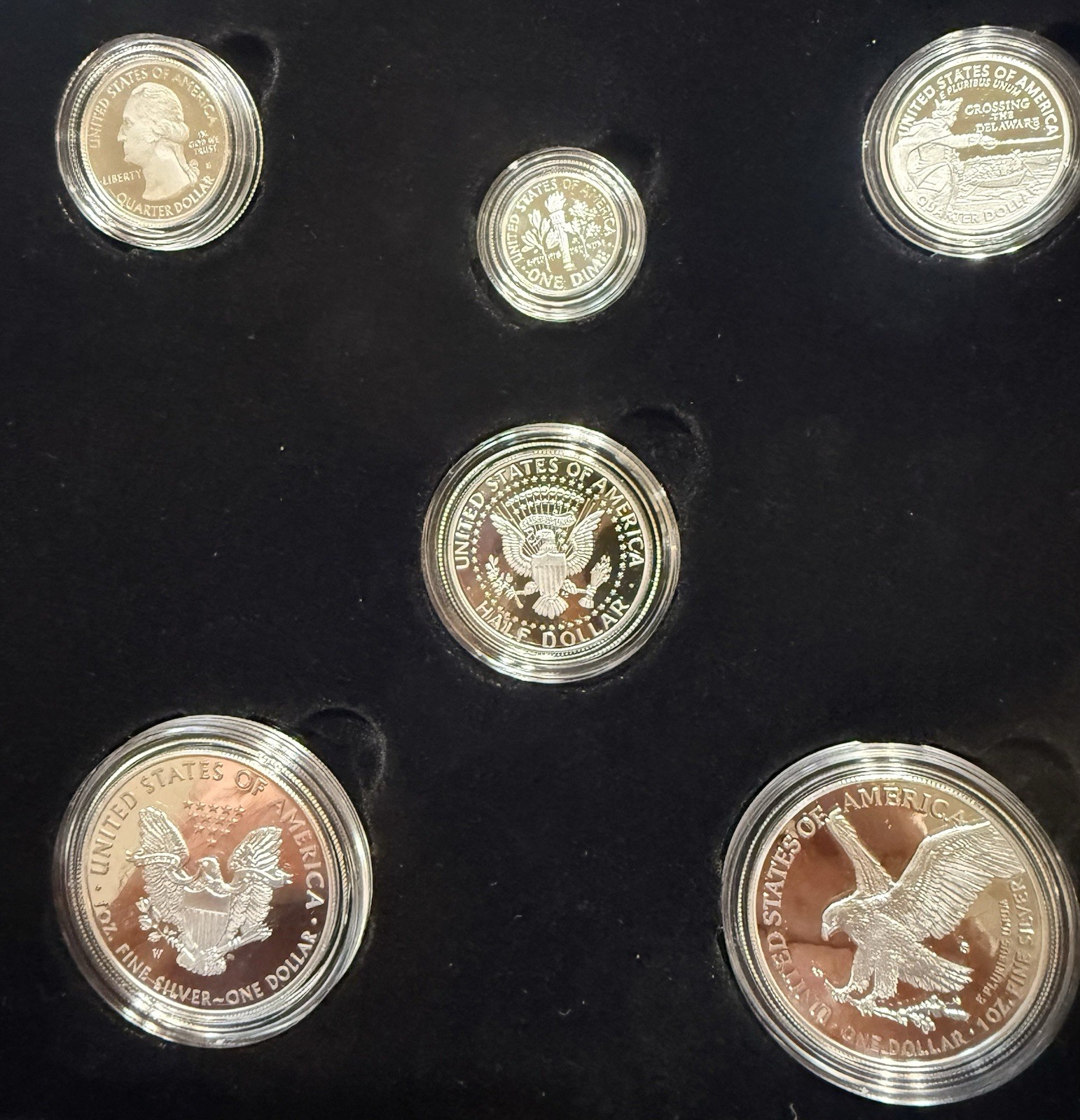 ⭐️2021-S Limited Edition .999% Pure Silver⭐️6-Coin Proof Set (Box and CoA)⭐️
