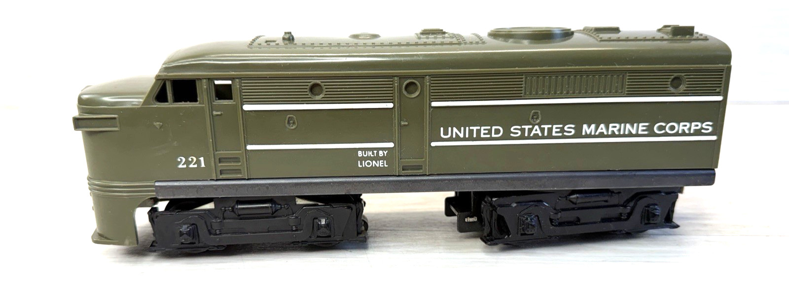 Vintage Postwar Lionel 221 United States Marine Corps Alco Diesel O/027 Untested