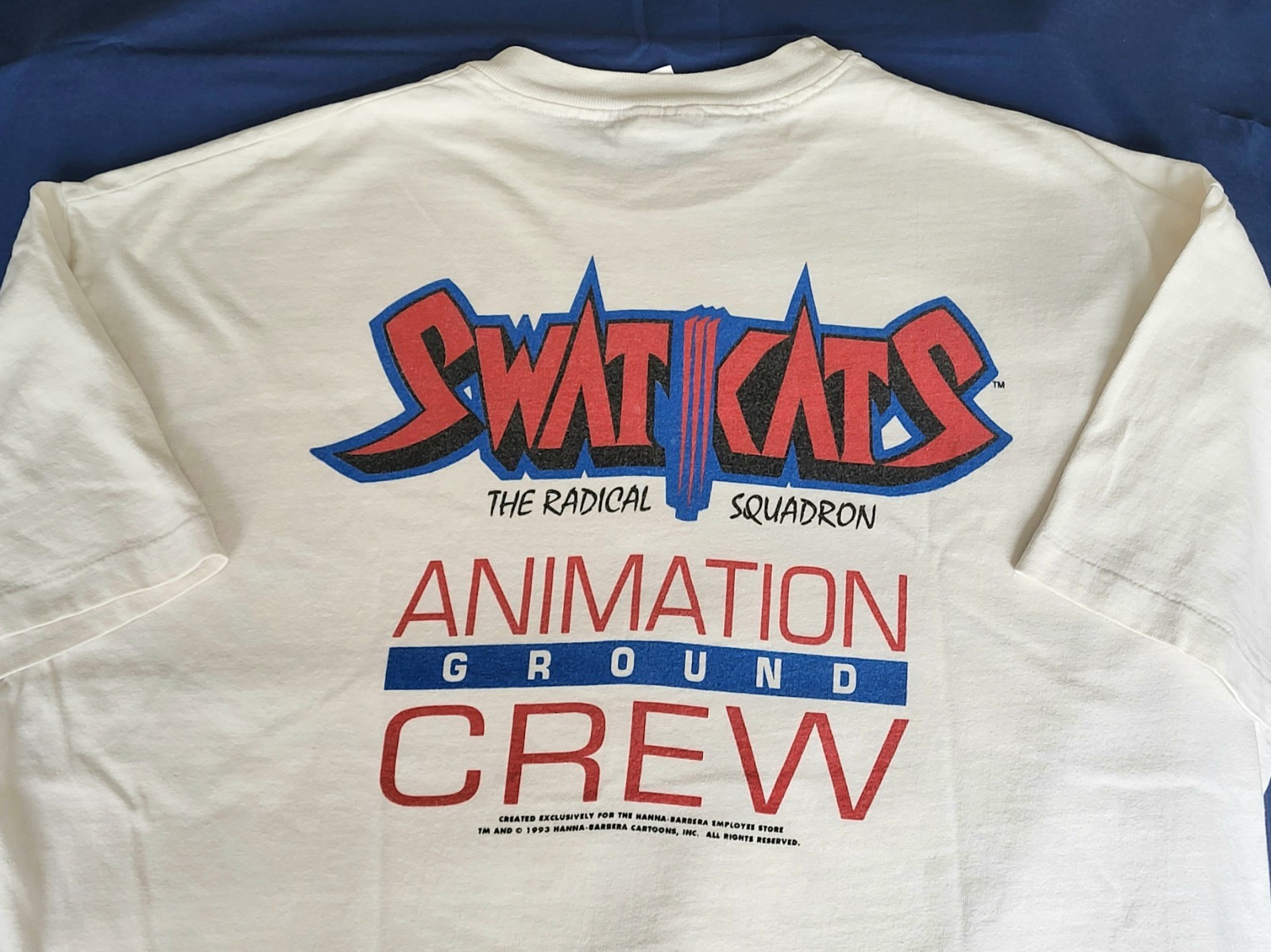 SWAT KATS Mega Print Crew Shirt– Animation - Exclusive 1993 Hanna-Barbera Store