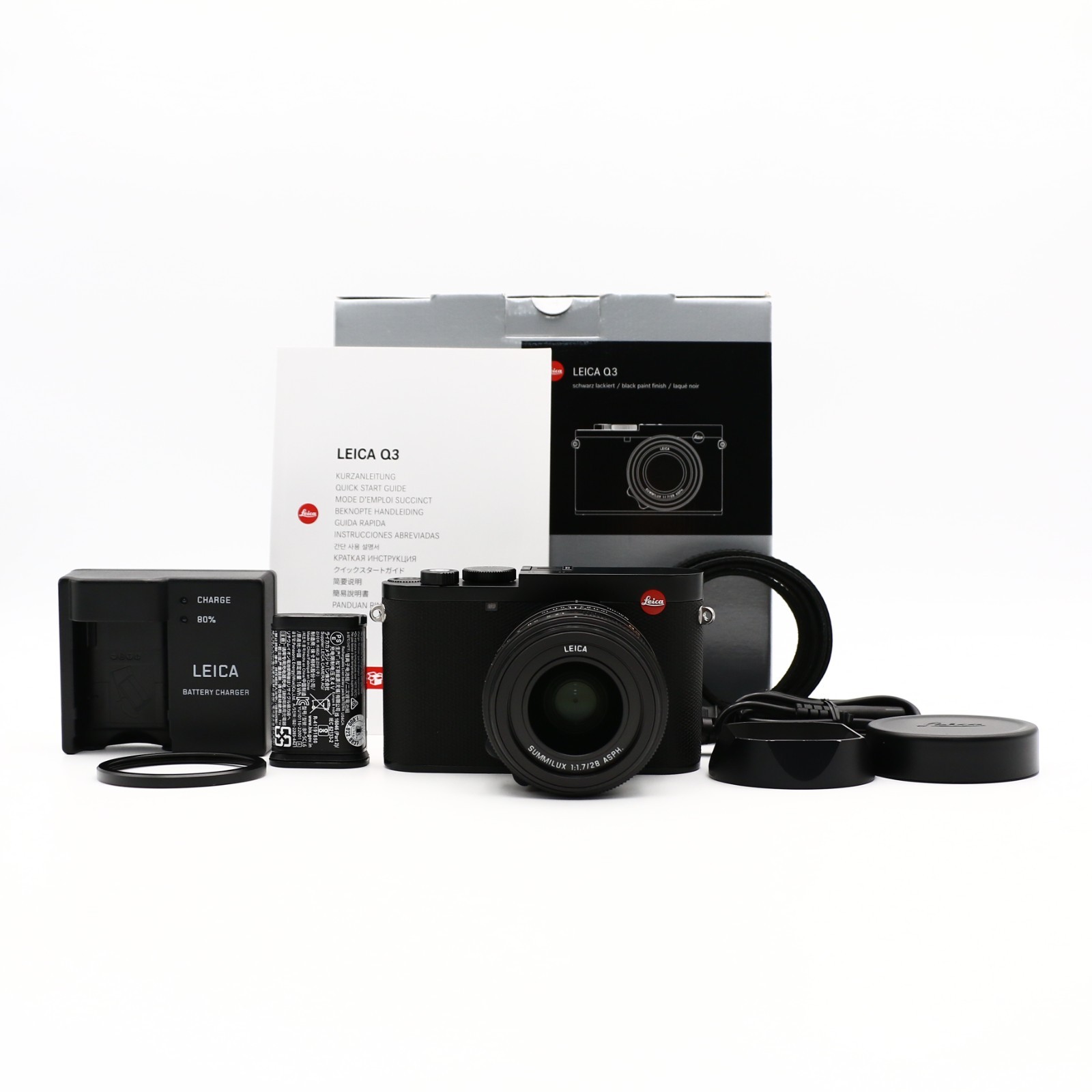 Leica Q3 Compact Digital Camera 60MP Black [Top Mint]