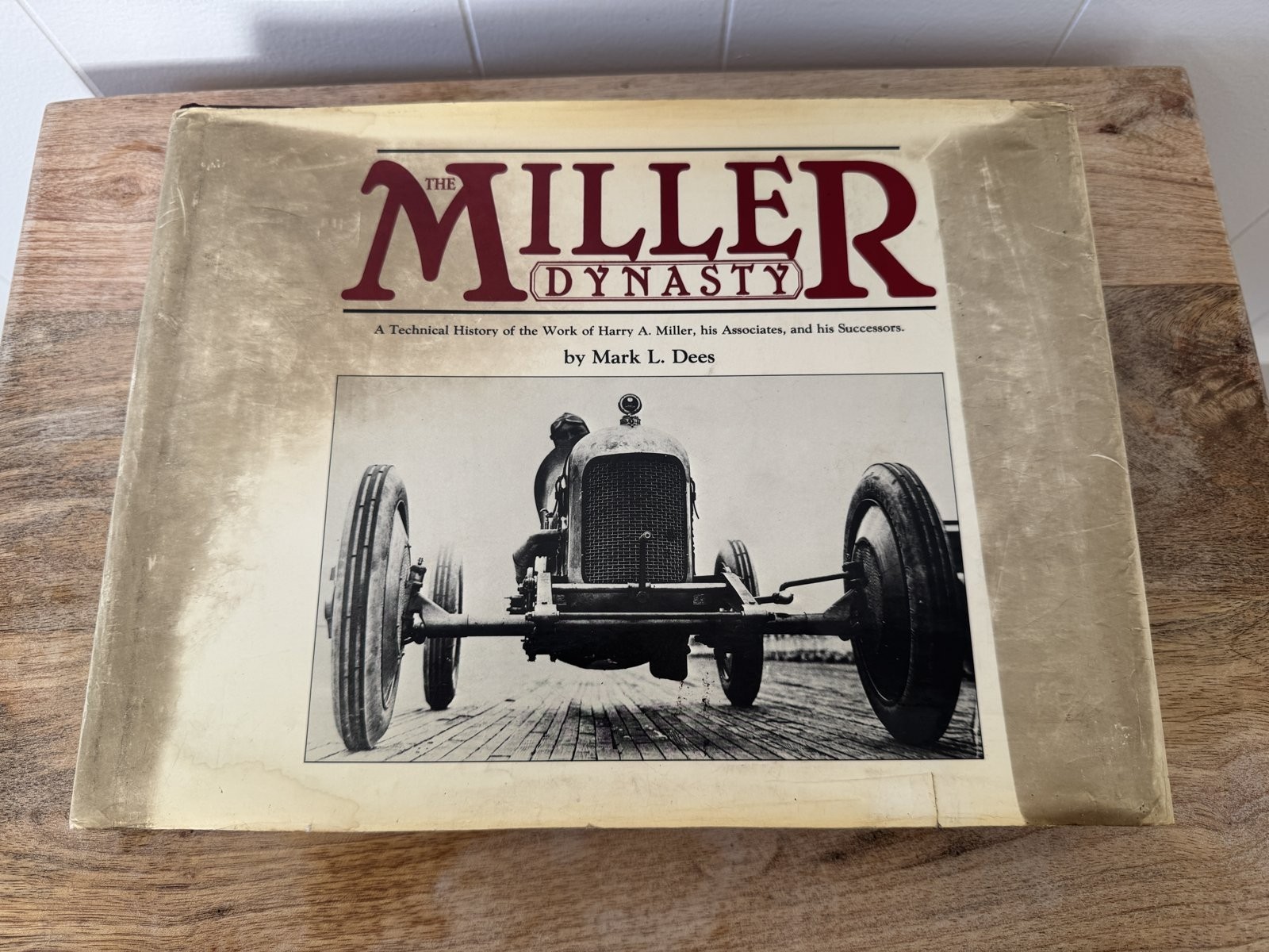 Miller Dynasty Mark L Dees SIGNED 1981 Barnes 1st Ed Harry Miller HC Fire Damage