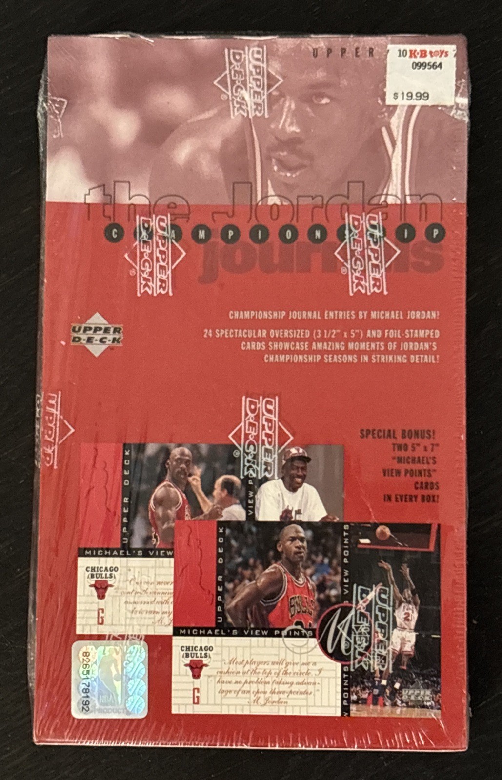 Michael Jordan 1997 Upper Deck Championship Journals 24+2 Oversized Cards Sealed