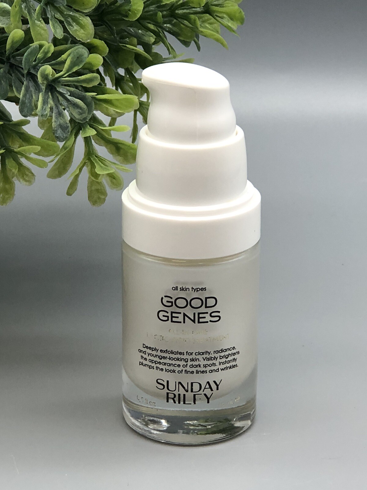Sunday Riley Good Genes All-In-One Lactic Acid Treatment 0.5 oz New Without Lid