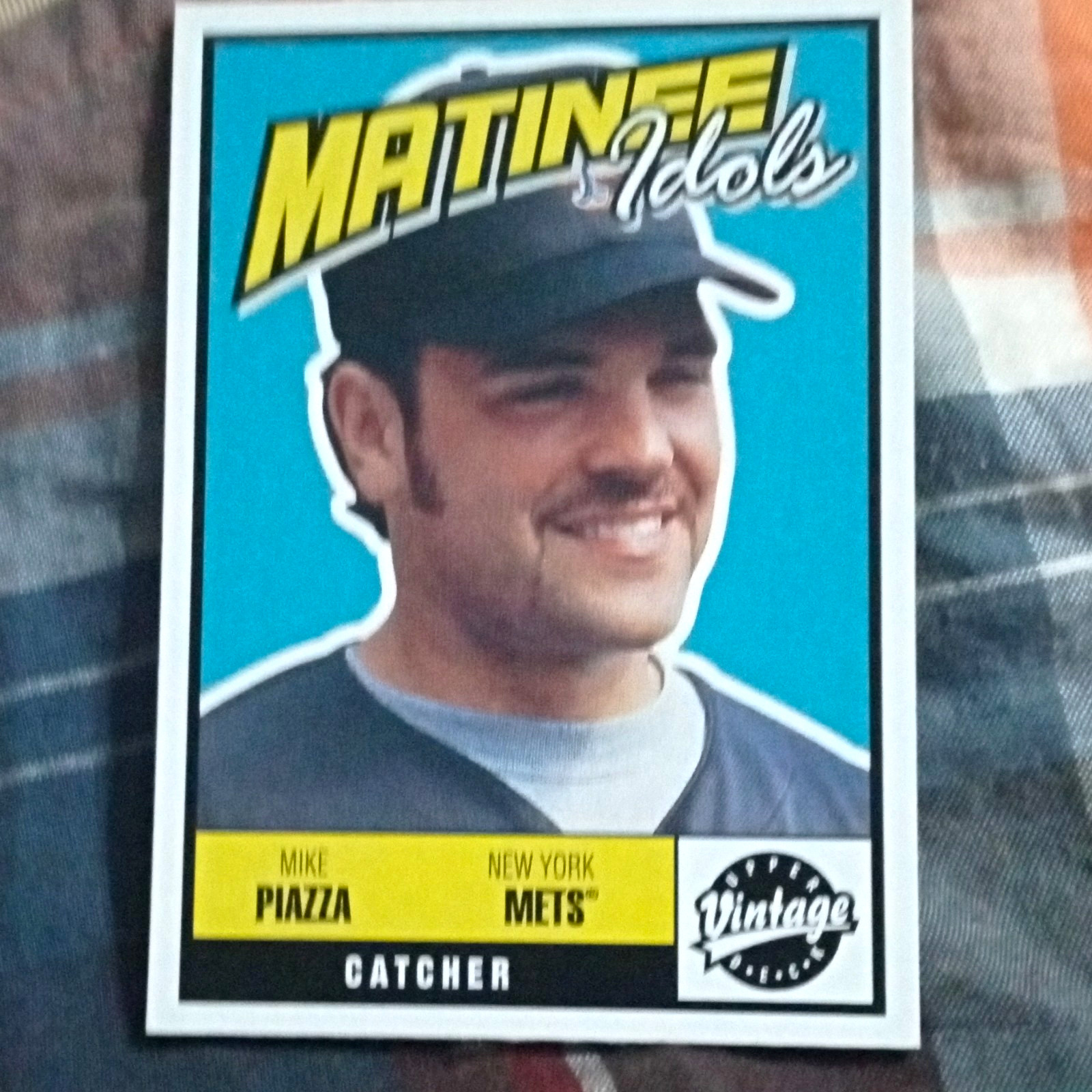 Upper Deck 2000 Upper Deck Vintage Matinee Idols Insert Mike Piazza #M5 Mets Upper Deck 2000 Upper Deck Vintage Matinee Idols Insert Mike Piazza #M5 Mets