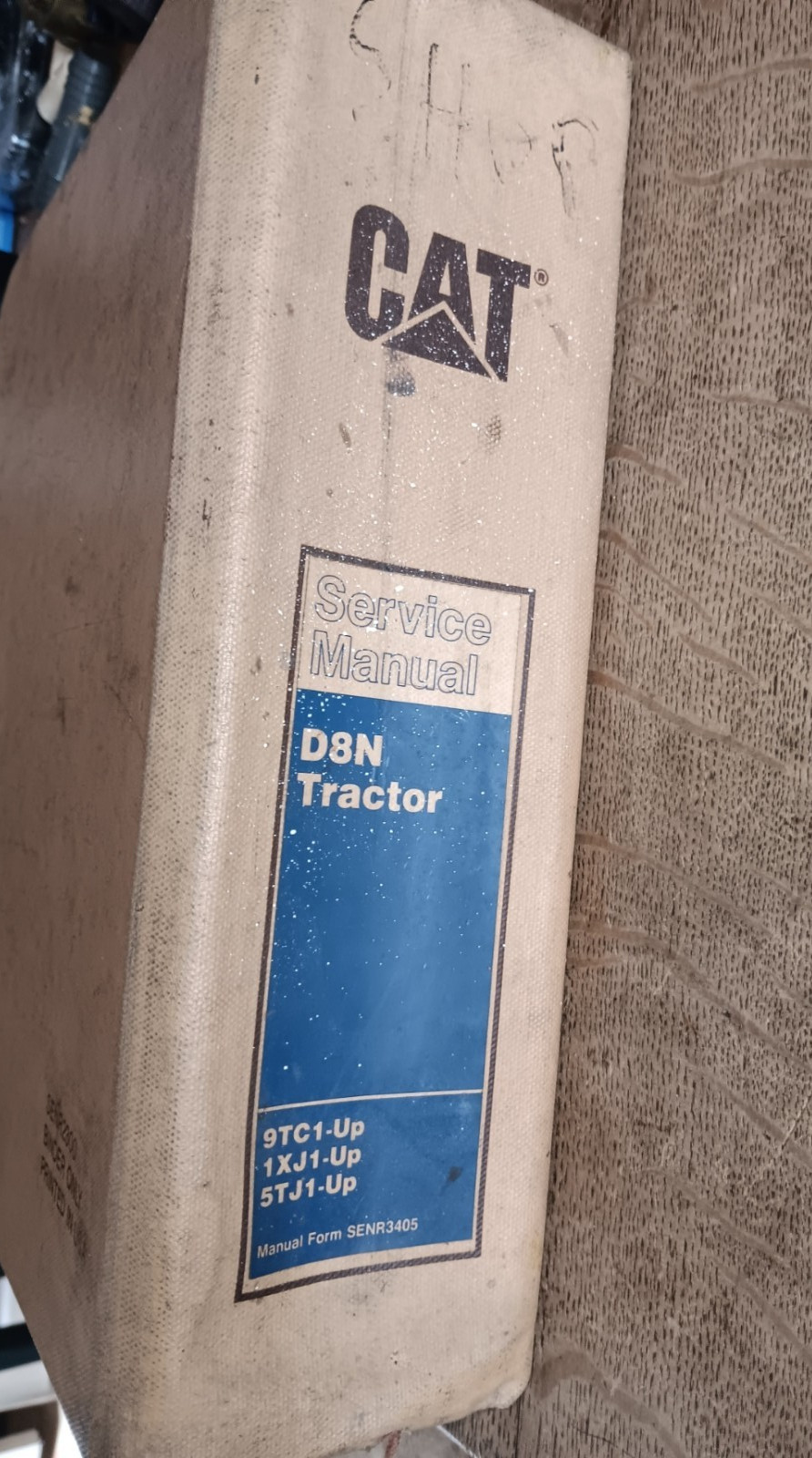 CAT CATERPILLAR D8N TRACTOR DOZER SERVICE SHOP REPAIR BOOK MANUAL S/N 9TC 1XJ