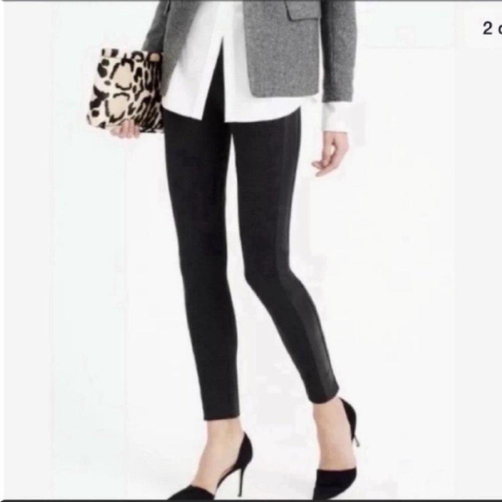 J. Crew Women\'s Skinny Ankle Pants Size 2 Black Stretch Mid Rise